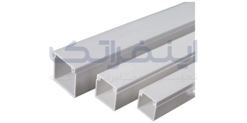 داکت دیواری سفید ساده