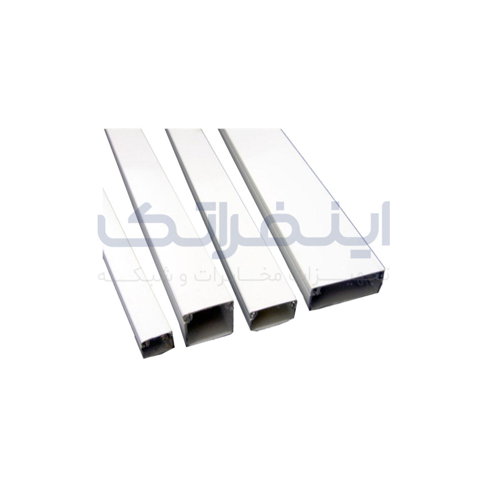 داکت دیواری سفید ساده - اینفراتک | INFRATEC