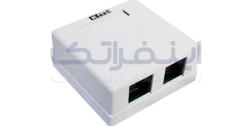 سوکت چسبی شبکه روکار کی‌نت